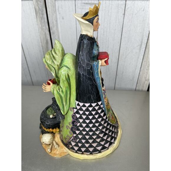 Jim Shore Walt Disney Enesco Wicked Witch Snow White Large Figure Vintage - Picture 9 of 11